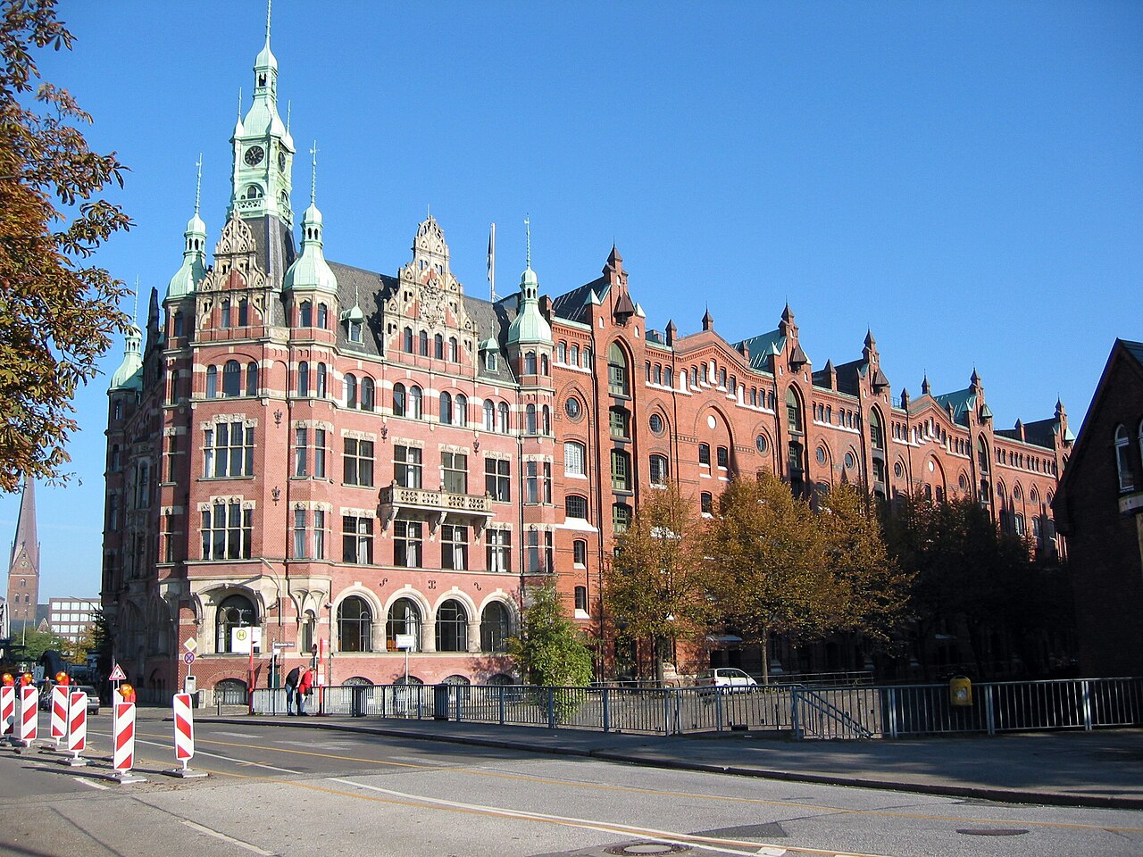 City hall of the world’s largest warehouse complex, the Speicherstadt (lit. ‘warehouse city’)