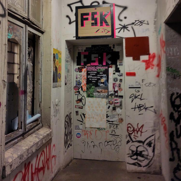 Entrance door for FSK at Gängeviertel
