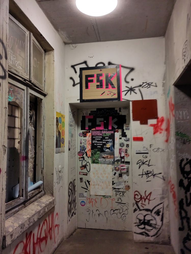 Eingangstür des FSK im Gängeviertel